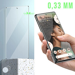 Avizar Verre Trempé Google Pixel 6a Dureté 9H Anti-rayures Anti-traces Transparent pas cher