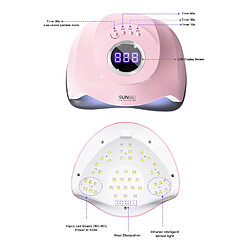 Universal 180W Sun M3 UV LED Lampe à ongles Plaque à ongles 45 LED pour tous les gels Polonaise Lampe solaire 10/30/60s Minuteur Sèche gel Outil d'art des ongles | pas cher