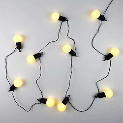 Avis The Home Deco Factory Guilande extérieure 10 ampoules LED 2.70 m blanc chaud.