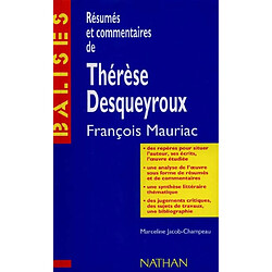 Thérèse Desqueyroux, François Mauriac : résumé analytique, commentaire critique - Occasion