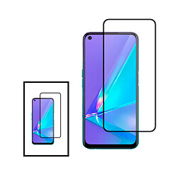 PHONECARE Kit 2 Film Verre Trempé 5D Full Cover pour Realme V25 - Transparent / Noir