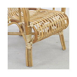 Acheter Aubry Gaspard Fauteuil en poelet naturel.