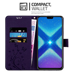 Avis Cadorabo Coque Honor 8X Etui en Mauve