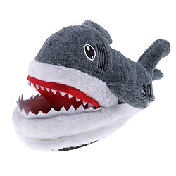 Chausson Requin en Peluche Décor Accessoires Chaussures Décoration Fête Soirée Vintage Unisexe