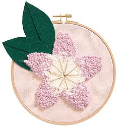 Rico Coffret punch needle fleur du Japon Ø 21,5 cm