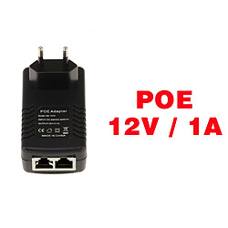 Kalea-Informatique Alimentation externe AC DC - POE 12V 1A Power Over Ethernet Power Over Ethernet