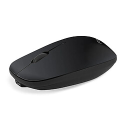 Souris sans fil Advance Shiny noire, ambidextre, 1600 dpi, ultra confort