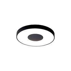 Inspired Plafonnier Rond 80W LED Avec Télécommande 2700K-5000K, 3900lm, Noir, 3 ans de Garantie