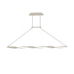 Luminaire Center Suspension LED intégré Madagascar Sable blanc 60 Cm