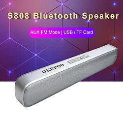 Universal Haut-parleur Bluetooth portable S808 support AUX TF USB subwoofer haut-parleur stéréo lecteur de musique audio stéréo