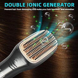 Avis Universal Sèche-cheveux en céramique à un pas Brosse à lisser 1200W Brosse à lisser ionique Carding pour sèche-cheveux Maison Salon & Voyages |(Or)