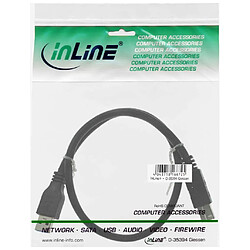 Câble InLine® USB 3.0 de type A mâle à Ty B mâle noir 2m