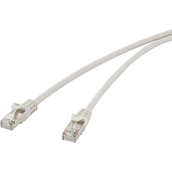 Renkforce RJ45 CAT 5e F/UTP 30.00 m gris avec cliquet dencastrement