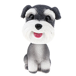 Résine Bobble Head Dog Figurine Toy Home / Car Dashboard Decor E