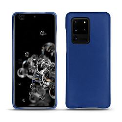 Coque cuir Samsung Galaxy S20 Ultra 5G - Coque arrière - Bleu océan ( Nappa - Pantone #15458a) - NOREVE