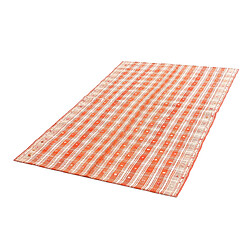 Vidal Tapis de laine 223x135 orange Jajim pas cher