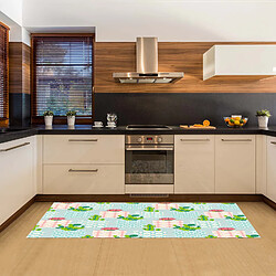 Alter Chemin de cuisine, 100% Made in Italy, Tapis antitache avec impression numérique, Tapis antidérapant et lavable, Modèle Etawah, cm 120x52