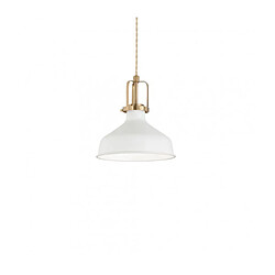 Ideal Lux Suspension Eris-1 Métal blanc 1 ampoule 33cm