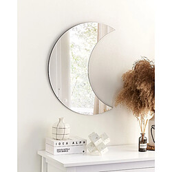 Beliani Miroir PESMES 60 cm Argenté