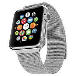 Avizar Bracelet Apple Watch 42 et 44 mm en Acier inoxydable - Argenté