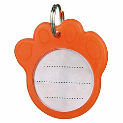 Plaque d'identification pour collier Trixie 2277 Orange 3,5 cm