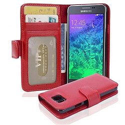 Cadorabo Coque Samsung Galaxy ALPHA Etui en Rouge