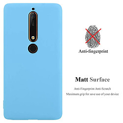 Cadorabo Coque Nokia 6,1 Etui en Bleu