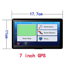 Yonis GPS Auto 7 Pouces Écran Tactile 3D