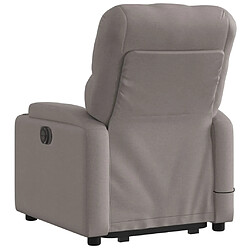 Acheter Maison Chic Fauteuil Relax pour salon, Fauteuil inclinable de massage Taupe Tissu -GKD71740