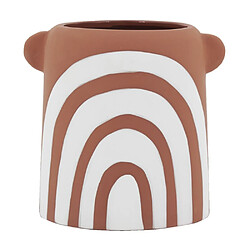 Avis Aubry Gaspard Vase en céramique Terracotta arc en ciel.