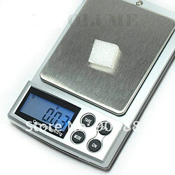 Acheter Universal 500 g 0,01g Écailles de bijoux numériques électroniques 500 g 0,01Balance de poche de cuisine portable Stable Blue LCD Unité d &'équilibrage de poids & 124 ; Balance de poids de bijoux & 124 ; Balance de bijoux Échelle J Poche(Argent)