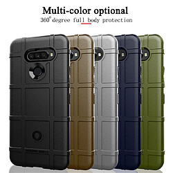 Wewoo Coque Pour LG Q70 TPU Antichoc à Couverture Complète Vert Armée