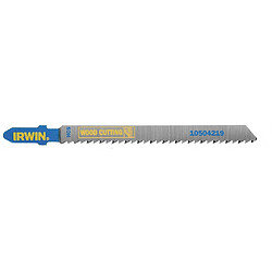 IRWIN - Lames de scie sauteuse T101B bois 100 mm - 5 lames