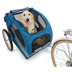 PetSafe Remorque de vélo pour chien Happy Ride L Bleu pas cher