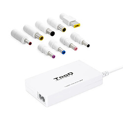 Tooq Slim Chargeur Ordinateur Portable 100W 1X USB 9 Connecteurs Blanc