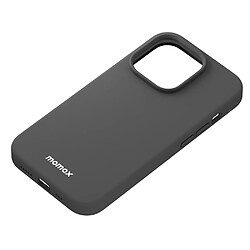 Coque en silicone MOMAX anti-chute, compatible avec la charge sans fil pour votre iPhone 14 Pro Max - noir