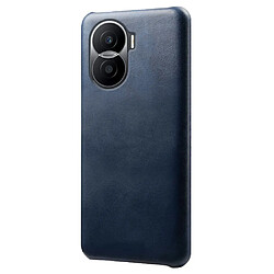 Coque en TPU + PU slim, shockproof, texture mollet, anti-rayures pour votre Honor X40i 5G - bleu