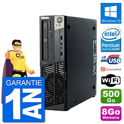 PC Lenovo M92p SFF Intel G630 RAM 8Go Disque Dur 500Go Windows 10 Wifi - Occasion