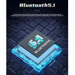 Acheter Yonis Ecouteurs Bluetooth Gaming Sans Fil Orange