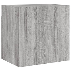 vidaXL Meuble TV mural sonoma gris 40,5x30x40 cm bois d'ingénierie