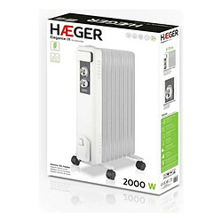 Radiateur à Huile (9 modules) Haeger OH-009.008A Blanc 2000 W