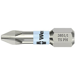 Avis Wera 3851/1 TS PH 1 X 25 MM 05071010001 Kreuzschlitz-Bit PH 1 Edelstahl D 6.3 1 St. (05071010001)