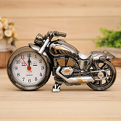 Wewoo Réveil or Horloge en plastique de pointeur de de chambre à coucher de de moto de bande dessinée, taille: 23 * 13 * 6cm noir,