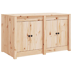 vidaXL Armoire de cuisine d'extérieur 106x55x64 cm bois de pin massif