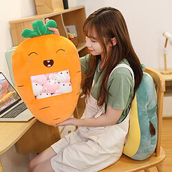 Universal 40 cm peluche mignonne carotte oreiller fruit enfant jouet kawaï cadeau d'anniversaire | oreiller de luxe