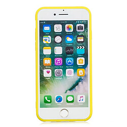 Coque en TPU souple jaune pour votre Apple iPhone SE (2nd Generation)/8/7