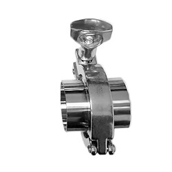 38mm SS304 2 Ferrure de soudure sanitaire + 1 Tri Clamp + 1 joint d'étanchéité en PTFE NOUVEAU