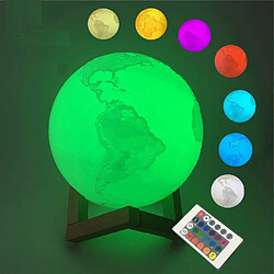 Magneticland Mini-lampe Terre à poser multicolore MoovyEarth 