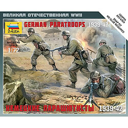 Zvezda Figurines 2ème Guerre Mondiale : Parachutistes allemands