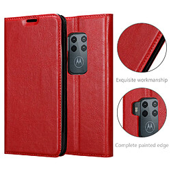 Cadorabo Coque Motorola ONE PRO / ONE ZOOM Etui en Rouge pas cher